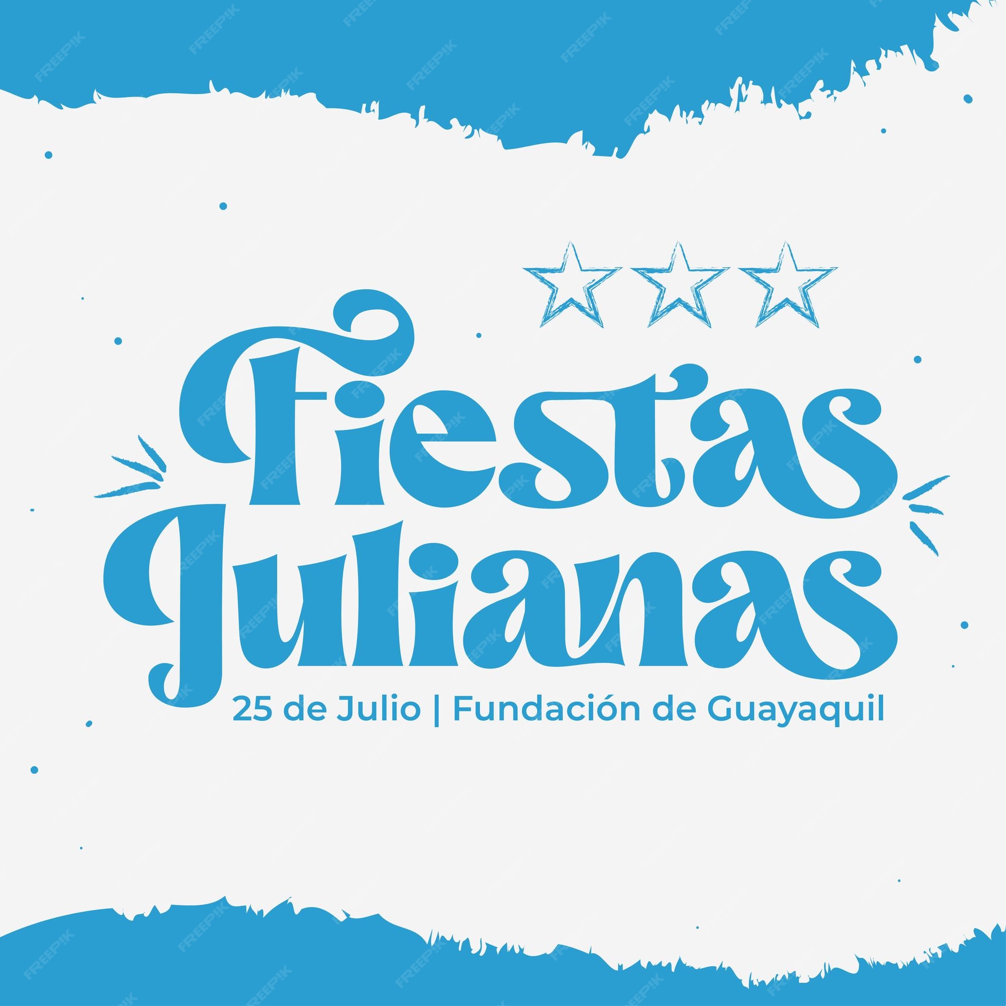 Fiestas Julianas | Vector Premium