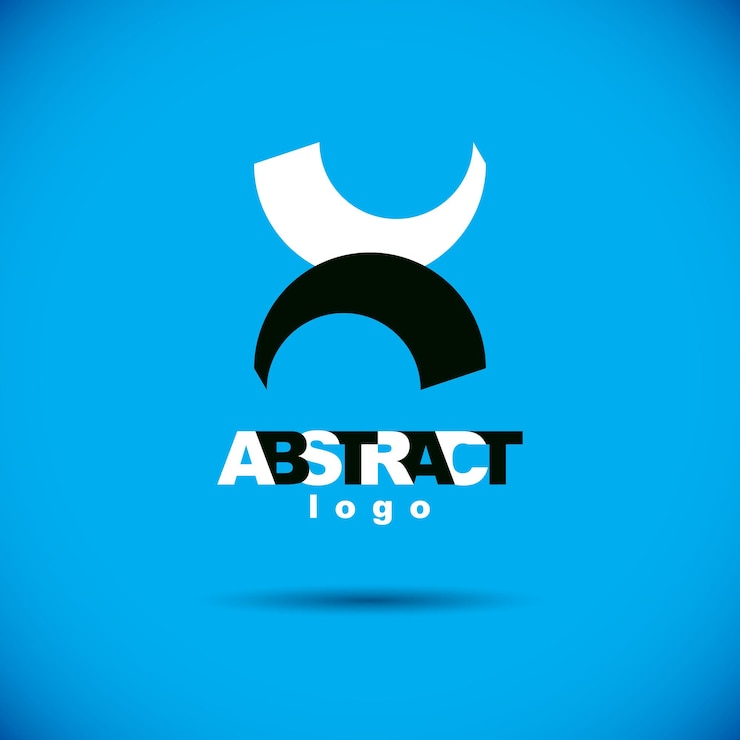 Vector figura abstracta de arte vectorial. icono de negocio creativo.