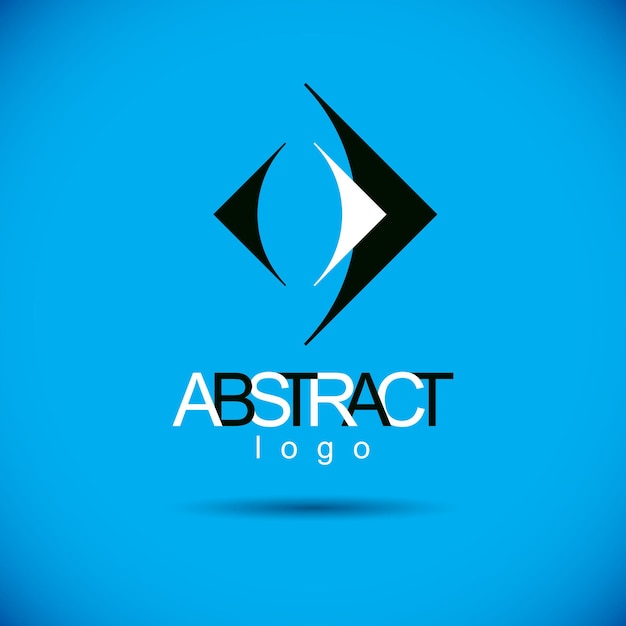 Figura abstracta de arte vectorial. Icono de negocio creativo.