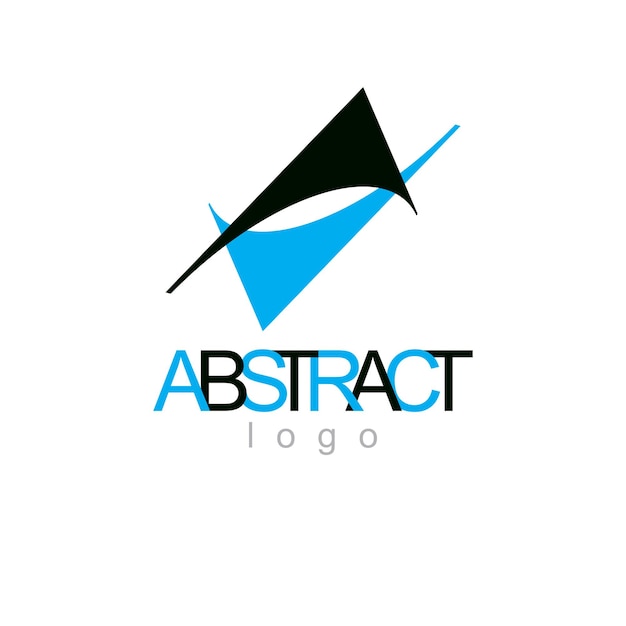 Figura abstracta de arte vectorial. Logotipo creativo de la idea de innovación empresarial.