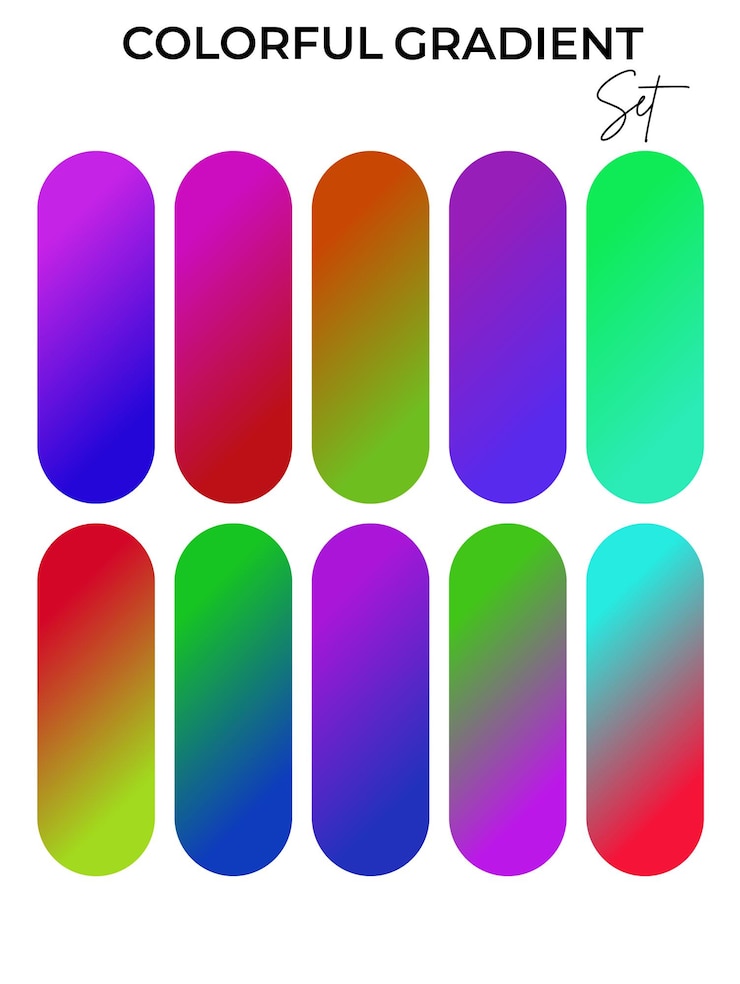 Vector una fila de clavos multicolores con el número 3 en ellos