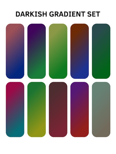 una fila colorida de cuadrados con diferentes colores y colores