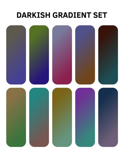 una fila de cuadrados multicolores con diferentes colores