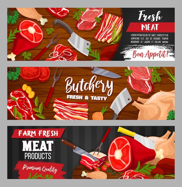 Filetes de carne de pollo y tocino de res y cerdo