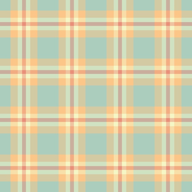 Filigree check plaid textura elegancia fondo patrón sin costuras suavidad vector tartan tela textil en colores claro y naranja