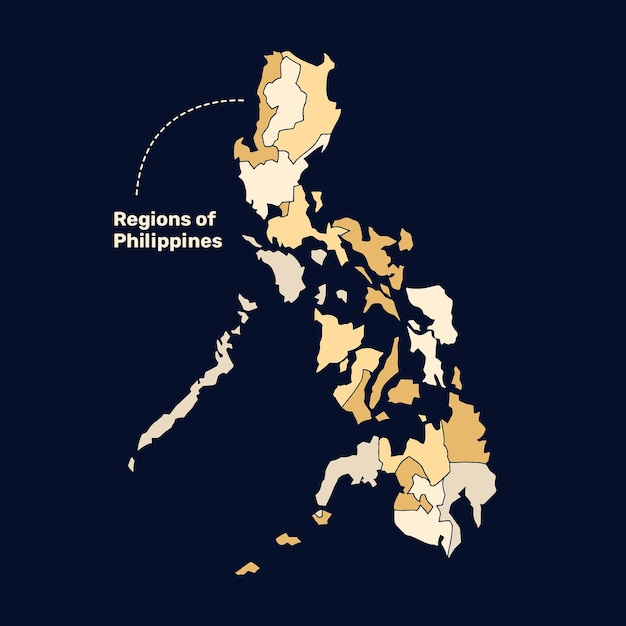 Filipinas regiones mapa