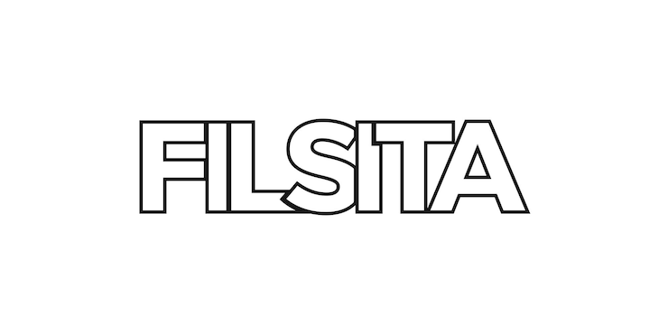 Vector filsita en el emblema de etiopía el diseño presenta un estilo geométrico