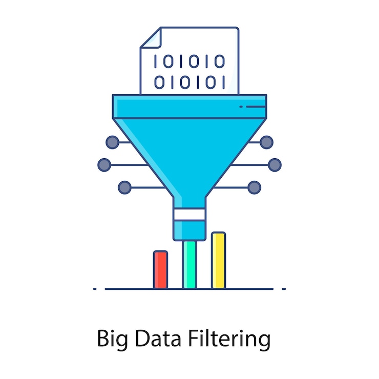Vector filtración de datos