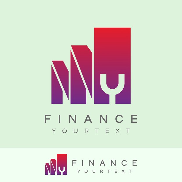 Finance initial letter a diseño de logotipo