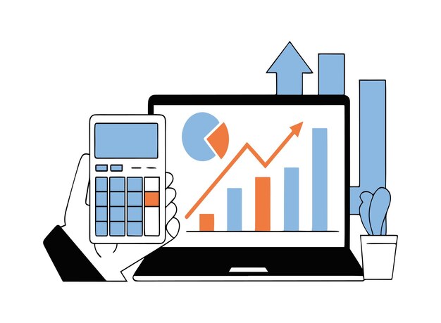 Financial Analysis and Business Growth Illustrated