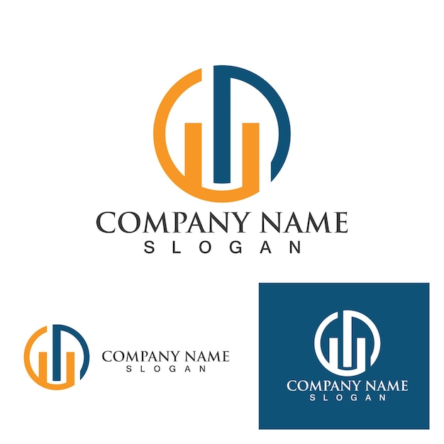 finanzas logo y símbolos vector concepto ilustración ..