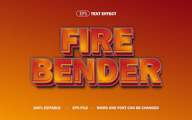 FIRE TEXT STLE EPS FILE VEKTOR TEXT EFFECT EDITABLE (Efecho de texto de fuego que se puede editar)