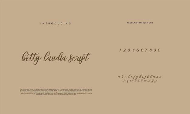 Firma Font Caligrafía Logotipo Escritura Pincel Tipo de fuente Letras escritas a mano