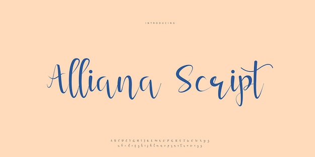 firma de fuentes caligrafía logotipo escritura pincel tipo de fuente letras escritas a mano