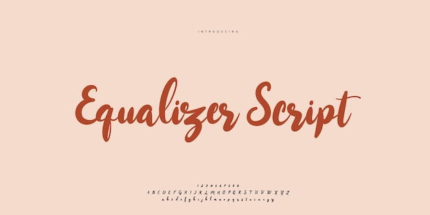 firma de fuentes caligrafía logotipo escritura pincel tipo de fuente letras escritas a mano