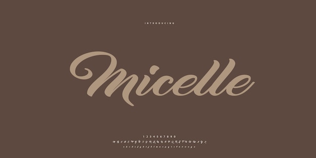 firma de fuentes caligrafía logotipo escritura pincel tipo de fuente letras escritas a mano