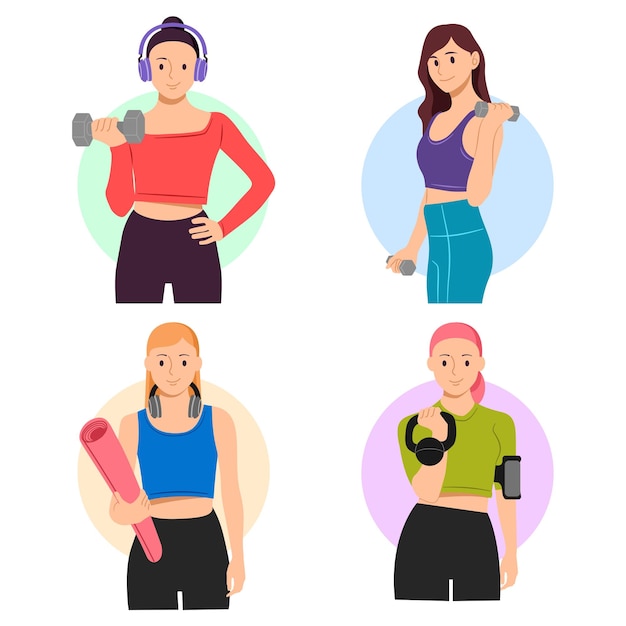 Fitness y ejercicio femenino