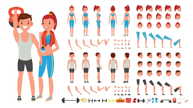 Fitness Girl, Hombre