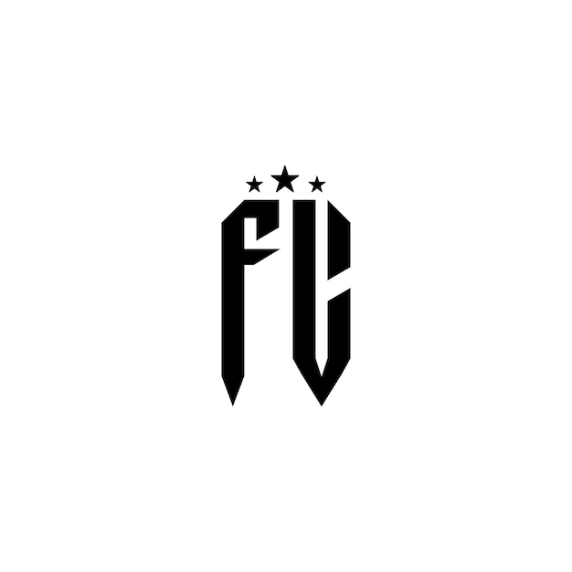 FL monograma logotipo diseño letra texto nombre símbolo monocromo logotipo alfabeto carácter simple logotipo