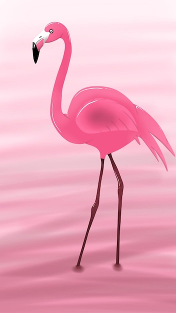 El flamenco rosado