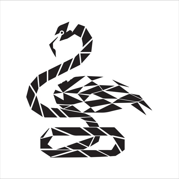 Flamingo geométrico SVG