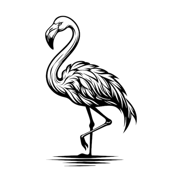Flamingo Representación de un pájaro flamenco