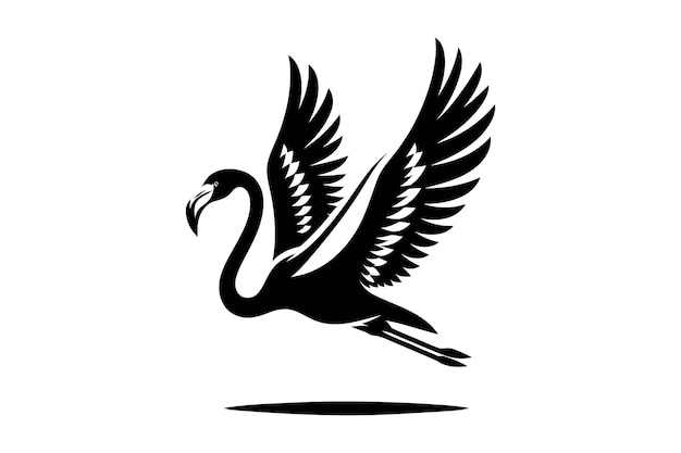Flamingo Silhouette PNG Vector de alta calidad para uso digital