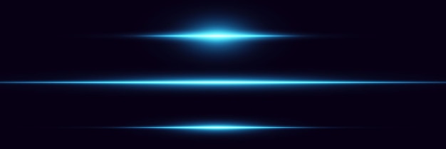 Flash horizontal de luz Líneas de luz de rayos láser