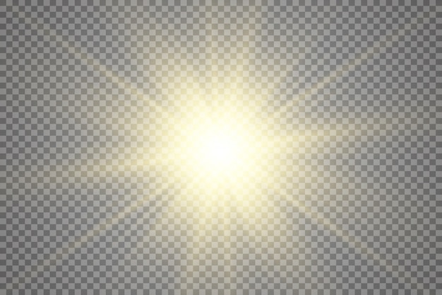 Flash de lente especial, efecto de luz.