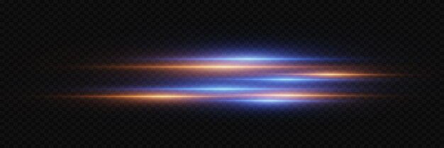 Flash de líneas de luz efecto de luz y explosión