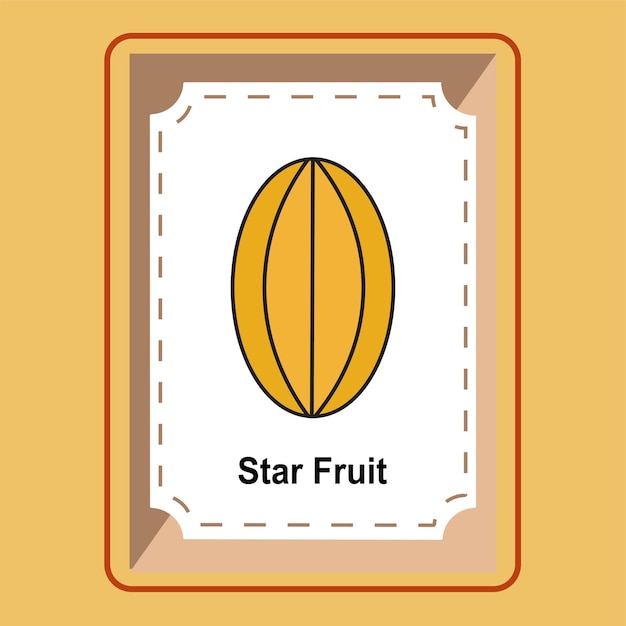 Flashcard Carambola