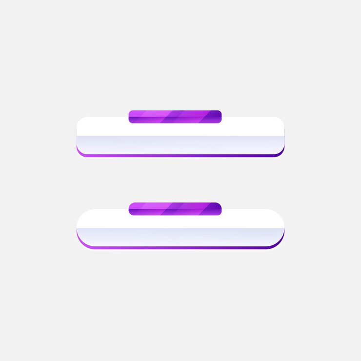 Vector ﻿flat web button design elements. simple design of ui web buttons