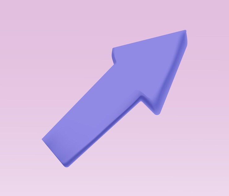 Vector flecha 3d
