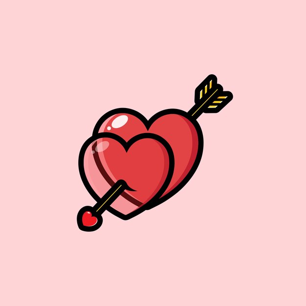 flecha de amor lindo romance