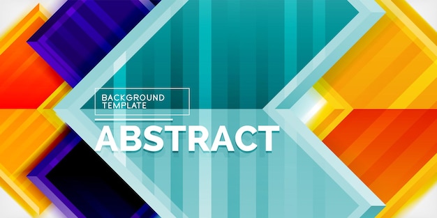 Flecha fondo vectorial abstracto geométrico Ilustración vectorial para papel tapiz Banner Fondo tarjeta Libro Ilustración página de aterrizaje