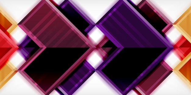 Flecha fondo vectorial abstracto geométrico Ilustración vectorial para papel tapiz Banner Fondo tarjeta Libro Ilustración página de aterrizaje