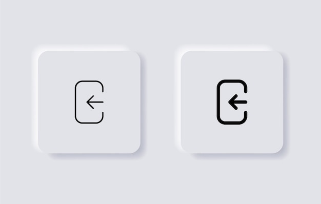 flecha Iniciar sesión icono de cuenta iniciar sesión ingresar iniciar sesión botones de neumorfismo neumorphic ui ux interfaz