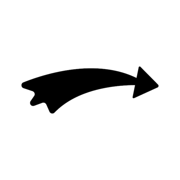 Flecha y signo del cursor y símbolo Flechas simples aisladas en fondo blanco Iconos de marca de flecha
