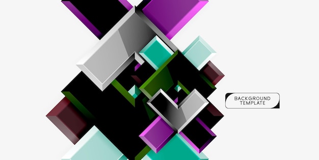 Las flechas abstractas son el fondo de la composición