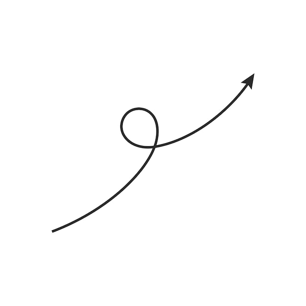 Flechas Arte de líneas escribibles