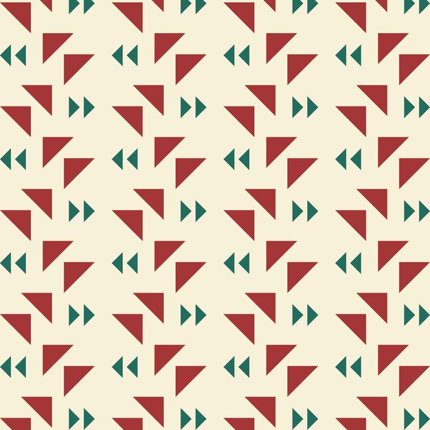 Flechas hacia atrás rojo verde moda vector diseño repetición patrón ilustración