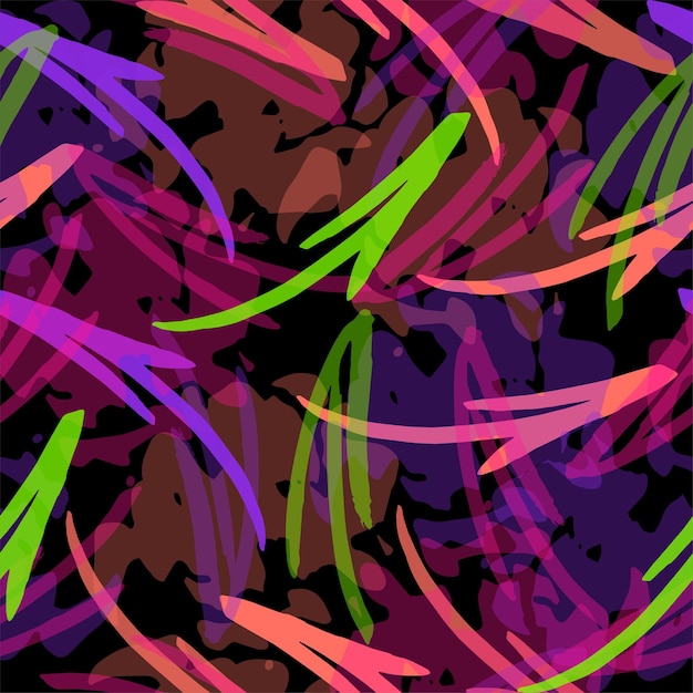 Flechas de colores perfecta ilustración de fondo del modelo vectorial
