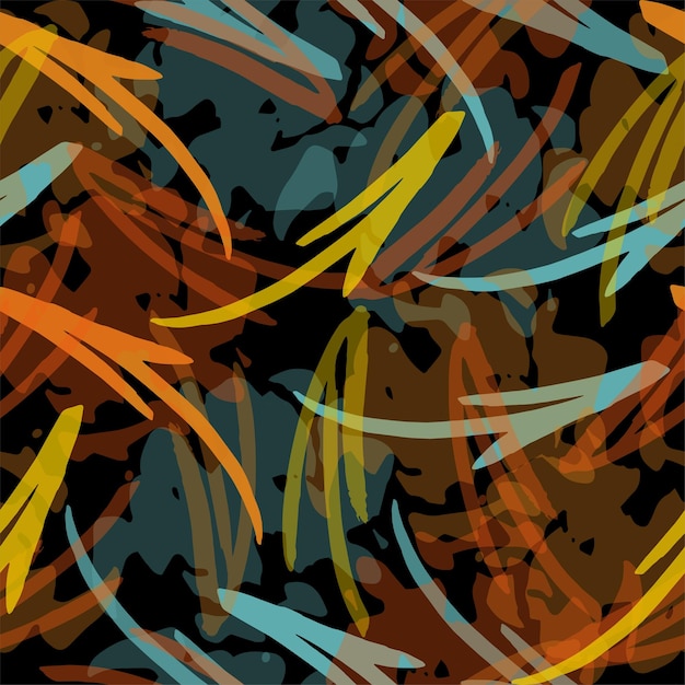 Flechas de colores perfecta ilustración de fondo del modelo vectorial