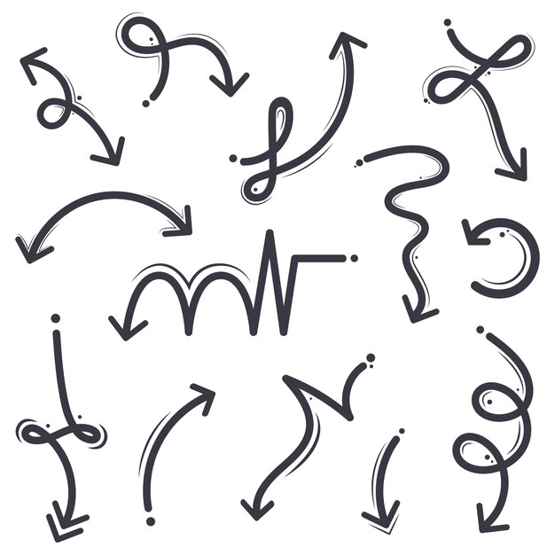 Flechas con curvas 2