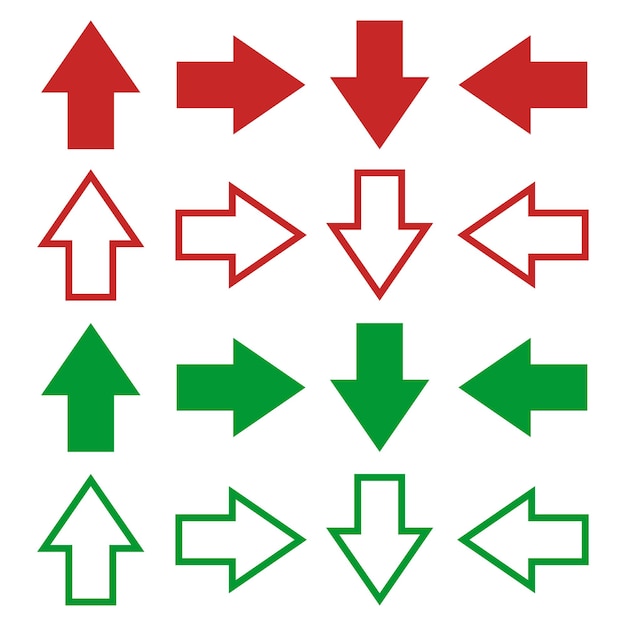 flechas vectoriales