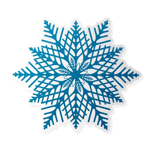 Floco de nieve adhesivo