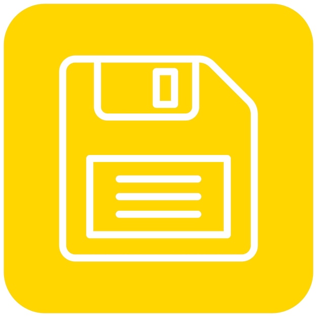 Vector floppy disk vector icon design illustration