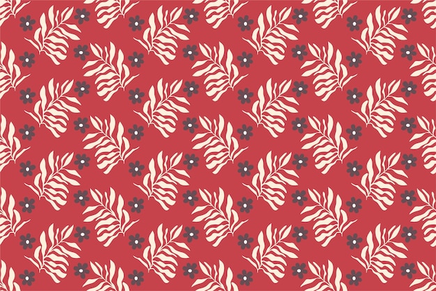 Flor abstracta de fondo sin fisuras patrón