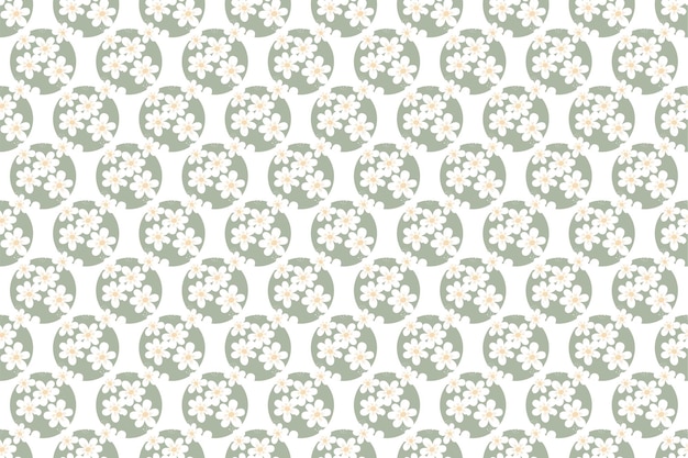 Flor abstracta de fondo sin fisuras patrón
