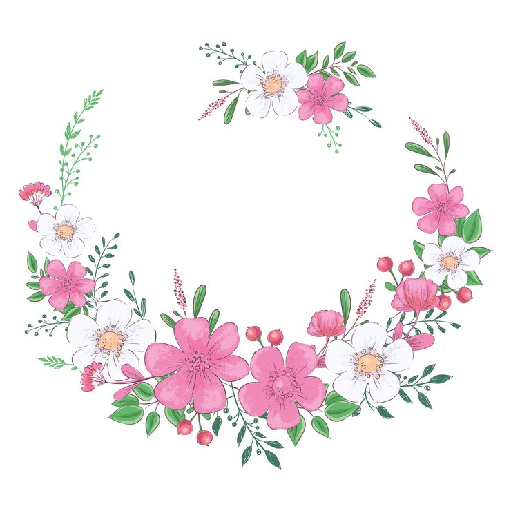 Flor acuarela ilustración vector